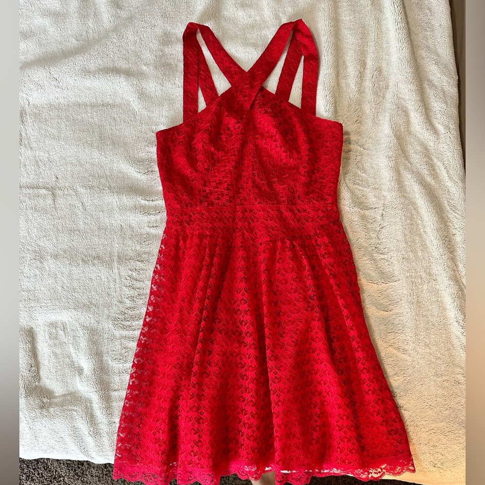 Red dress